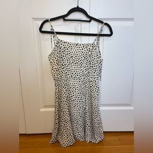 Elegant Spotted Mini Dress